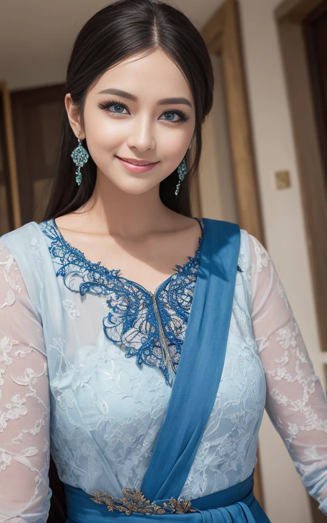 blue eyes, Stunning proportions, Smile, Beautiful Zero Set, Reality, Intricate details