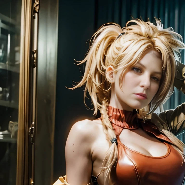 Mujer de cabello rubio vestida de cuero posando frente a un mostrador., silent due to solid metal gear, v del diablo puede llorar como un elfo, cosplay glamoroso, Ayaka-Cosplay, chica anime cosplay, final fantasy, final fantasy xiii, cosplay, asuka lanley, cosplay completo, silent due to solid metal gear v, asuka lanley sohryu. Expandir 1920 x 1080p , 16:9