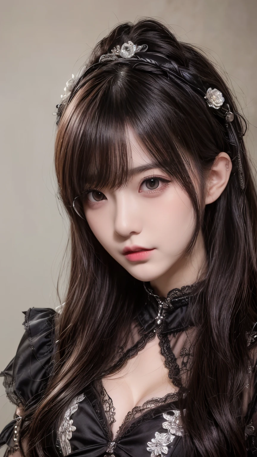 (Random Pause:1.2),gothic lolita dress,(Random Pause),(Random Hairstyles),(Best image quality,(8k), Ultra-realistic, 最high quality, high quality, High resolution, high qualityの質感, Attention to detail, Beautiful details, Fine details, Highly detailed CG, Detailed Texture, Realistic facial expressions, masterpiece, before),(Wear glasses:1.1)