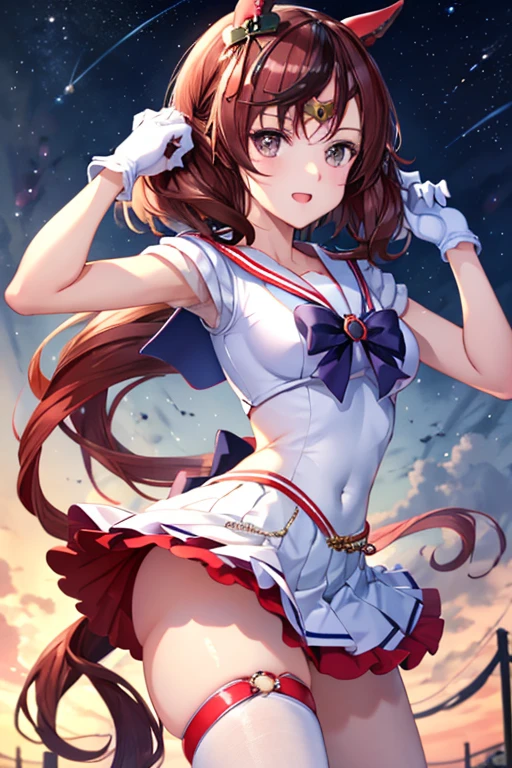 nicenature, sama1, tiara, sailor senshi uniform, white gloves, red sailor collar, red skirt