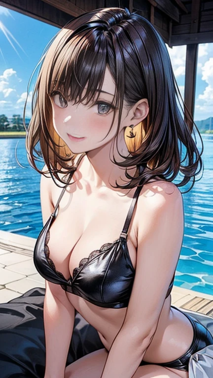 ((highest quality)), ((masterpiece)), (detailed), (Character Focus、breast focus), (One Girl: 1.5)、4k、((Symmetrical facial features)), Anime 2D Rendering, Realistic young anime woman,
Perfect Face, (Anime eyes:1.2、Beautiful fine details、Shining Eyes), Beautiful body, Beautiful thighs, Beautiful feet, (Beautiful white skin:1.5)、Perfect round butt、 Slightly larger breasts、20-year-old、
Blonde、(Curly Up Hair)、dark red eyeiko costume:1.4)、
Captivating smile、turn around、