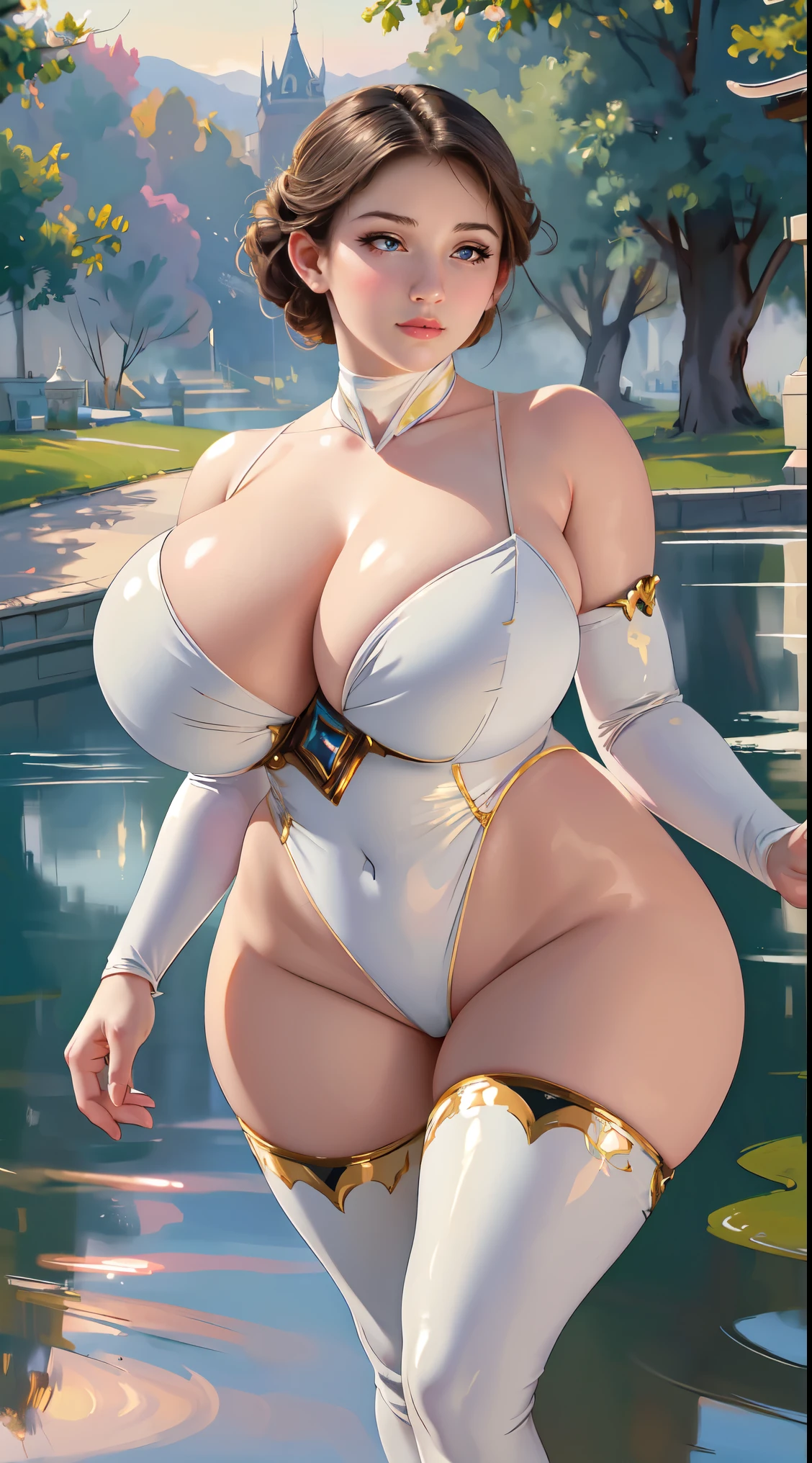 (best quality,4k,8k,highres,masterpiece:1.2),ultra-detailed,(realistic,photorealistic,photo-realistic:1.37,ultra high res,beautiful detailed face,perfect feminine face),portraits,beautiful detailed eyes,(gigantic breasts:1.4),covered breasts,nsfw breasts,long eyelashes,beautiful detailed lips,extremely detailed eyes and face,gorgeous detailed face,a mix Asian and Russian woman in ghost halloween mask,wearing white ghost costume,graceful and elegant figure,standing in a ecto mist graveyard, fog,bat,subtle shadows enhancing her features,vivid colors reflecting her vibrant personality,a delicate balance of traditional and modern elements,her eyes radiating confidence and strength,peaceful and serene expression,an aura of grace and beauty, by william-adolphe bouguereau, alphonse mucha, greg rutkowski