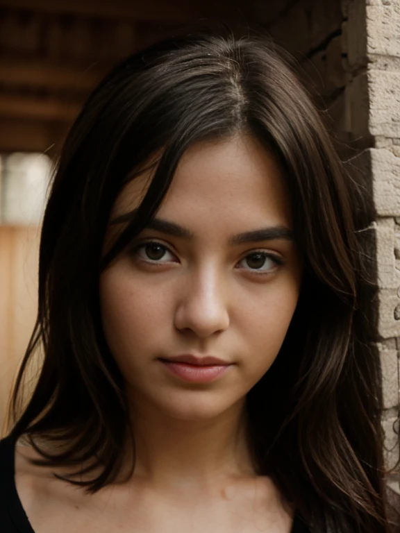 highest quality, epic realistic, ((in the pitch black darkness :1.4)), ((portrait:1.5)),(background: dark ) high contrast ,glorious picture, lowest lux, lighting face, she's comfortable, wearing nothing, looks incredible, (8k, Raw photo, Highest quality),(epic realistic:1.5), a woman, face,(detailed eyes:0.8),(looking at the camera:1.4), (Highest quality), ( high contrast, deep shadows),Intricate details,cinematic,((skin:1.4)), (long dark hair:1.3), long hair, messy ,(Hdr:1.5),Detailed, colors, Superior quality, Masterpiece, Raw Photo (20-year-old, looking at viewer), beautiful, (wearing plain yellow shirt,), perfect, natural, perfect composition, portrait, perfect face, smiling expression, Captivating eyes, Bright details, Tight lips, (High Skin Detail),, (blue tint: 0.6), (sale: 0.8), (bloody: 0.7), Key lighting , (backlight: 0.5), Medium depth of field, Canon 5d, 50mm lens, f/4 apertures, (Ultra-detailed, Complex detail), sharp focus, soft colors, 8k, Absurd, 80mm, dark background, photography, smiling,medium ,