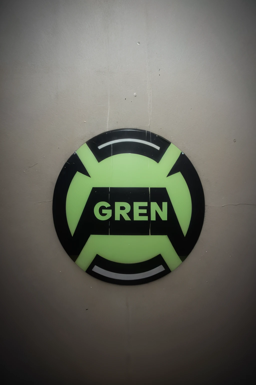 logo written green team with graffiti font