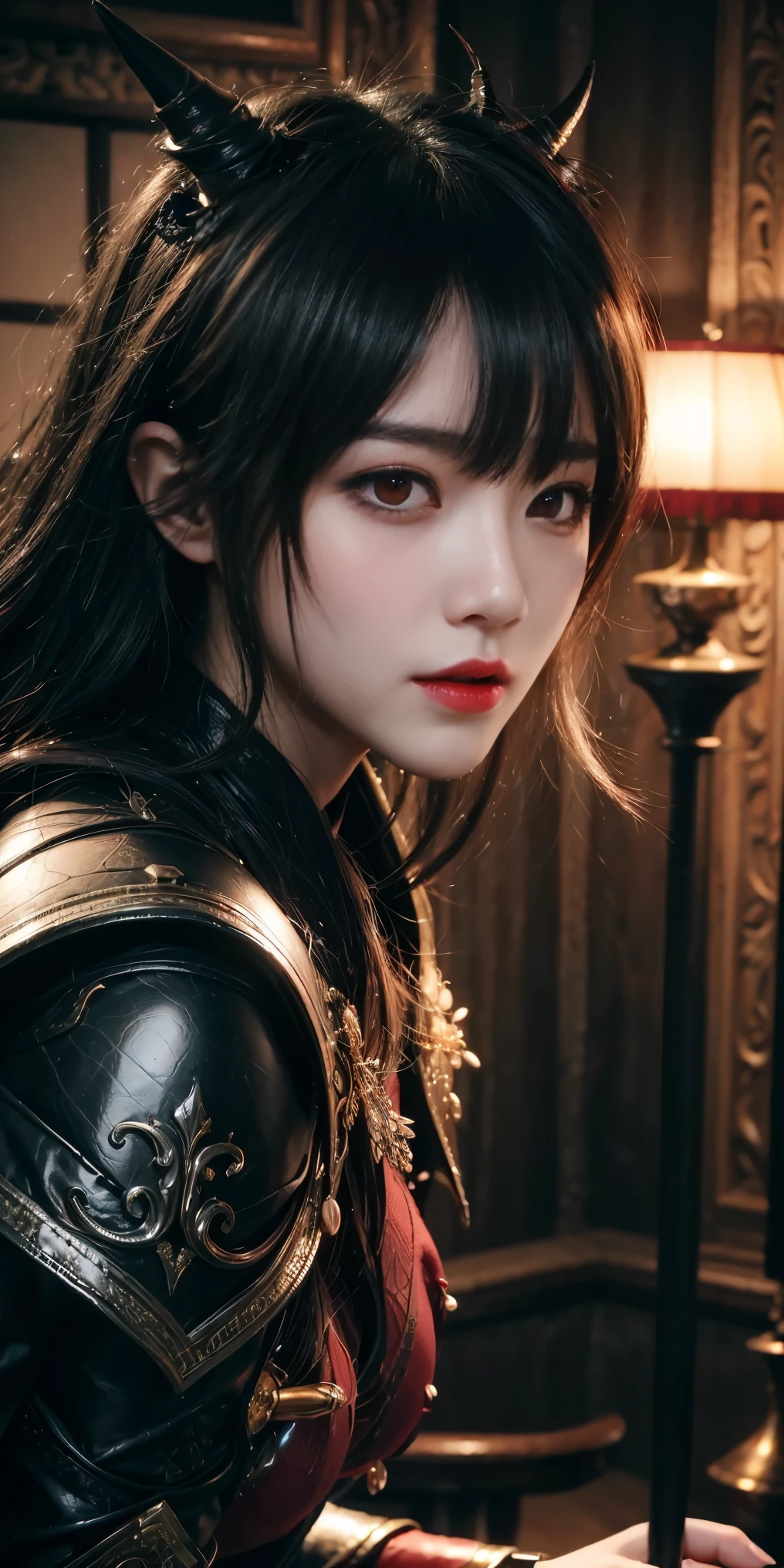 Are you okay、(Best illustrations)、8k resolution、Intricate details、最high quality、Realistic、Ultra-detailed、Best lighting、Best Shadow、Soft lighting、Ultra HD、Dungeons and Dragon、Dungeons、Devil's Daughter Tentacle Sex, (Lots of alien tentacles:1.2), Torn, excessively, tears, Detained, (Multiple Inserts:1.2) 、Necromancer、night、magic、Dark Style、Succubus、Devil's Daughter、Bat Wings,(((Devil horns)))、((((Black-rimmed round glasses))))、(((Huge boobs)))、Devil's Tail、(Red eyes glow:1.6)、masterpiece、Beautiful Face、Tyndall effect、Photo Real、(High Definition Skins:1.2)、8KUHD、Digital SLR、high quality、picture、High resolution、 Absurd、Ponytail Distortion、The optimal ratio is four fingers to one thumb、最High resolution、1 girl、hair ornaments、necklace、gem、Beautiful expression、Body Up、Big breasts are important、Tight waist、Wide ass、Tyndall effect、Photorealistic、(High Definition Skins:1.2)、