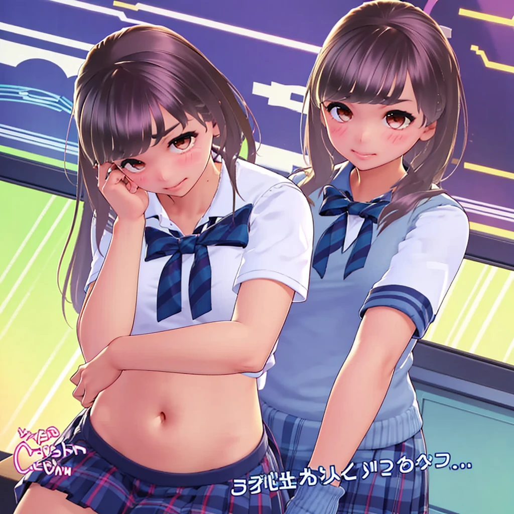 High school girl with stomach ache