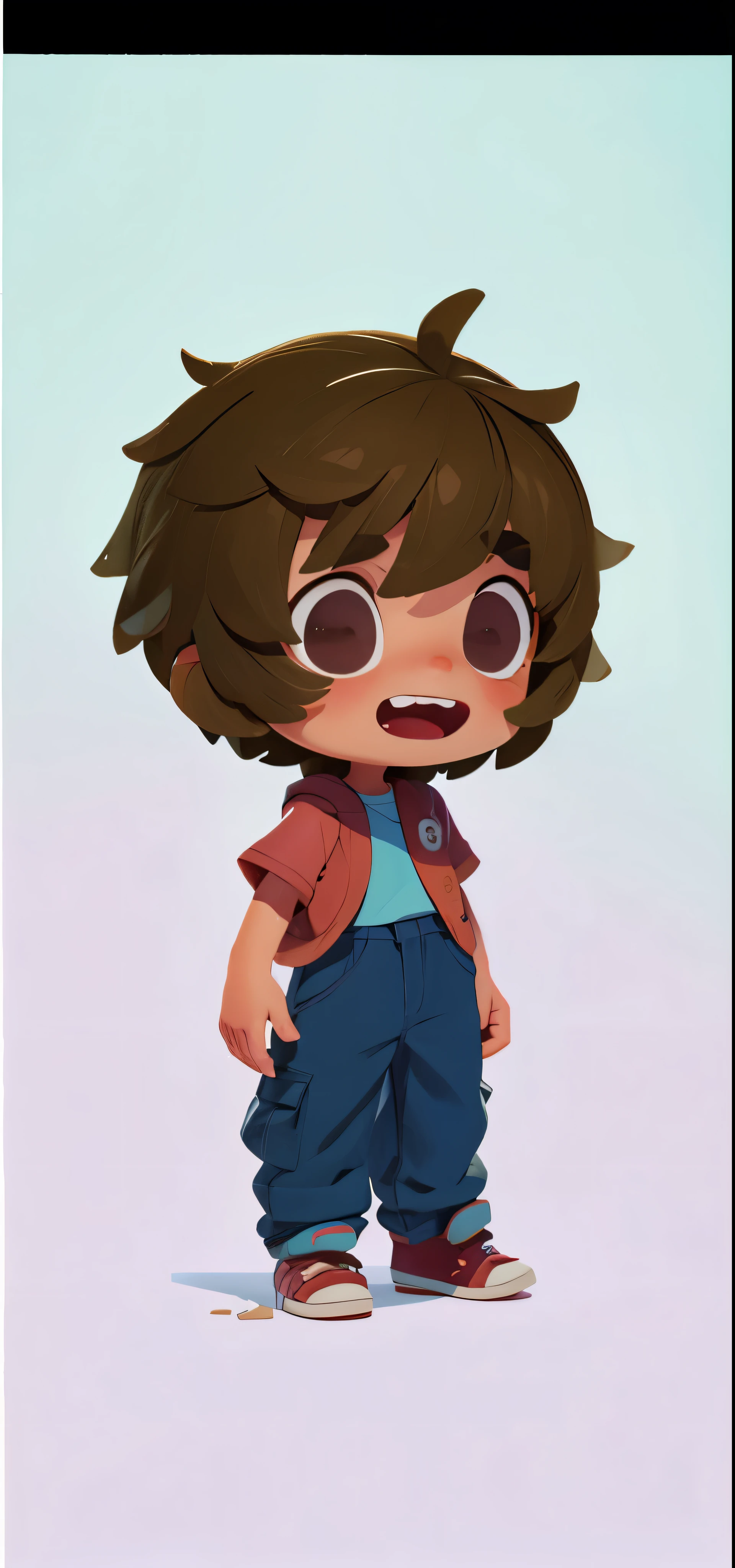 front to the camera, olhando pra frente, reto, STANDING, horizontal position, frente, foco perfeito, lindo, altamente detalhado, 4K, roupas perfeitas, qualidade perfeita, Highly Sharp, fundo branco, sozinho, 1garoto lindo, 1boy, 1, sozinho, fofo, perfeito, alta qualidade. Um Menino, cabelo lisos, cabelo pequeno, pouco volume, corte pequeno, castanhos com franja, Fofo, pele clara a, 8 anos, magro