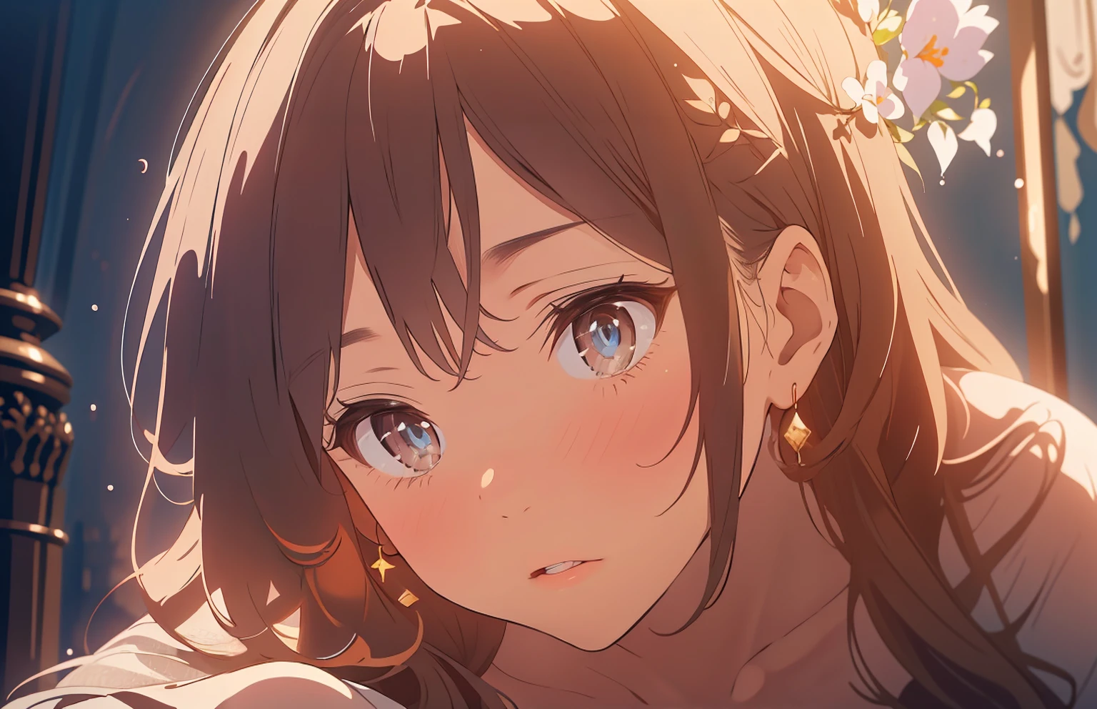 (best quality:1.2),1girl alone,detailed facial features,beautiful eyes,beautiful lips,intense expression,soft lighting,studio photography,vibrant colors,portrait,monochromatic color scheme,subtle shading,high contrast,emotional atmosphere,artistic composition,fine brushstrokes,dreamlike ambiance,surreal elements,ethereal feel,pensive mood,airy setting,serene background,smooth skin,delicate features,meticulous attention to detail,realistic rendering,high-resolution image,impressionistic style,luminous glow,fascinating gaze,solitary beauty.