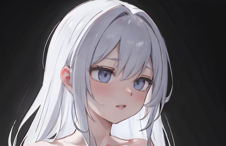 nsfw,nude,nipple
 (1girl) , flat chest,,(ultra detailed white hair:1.2), hair between eyes,(ultra detailed white skin:1.3),(wariza),(ultra detailed red eyes:1.2)
,french braid,long hair,swept bangs,streaked hair,bedroom,night,(blush:1.2),beautiful eyes,beautiful face,baby face,beautiful body, light smile,focus upper body,albino,