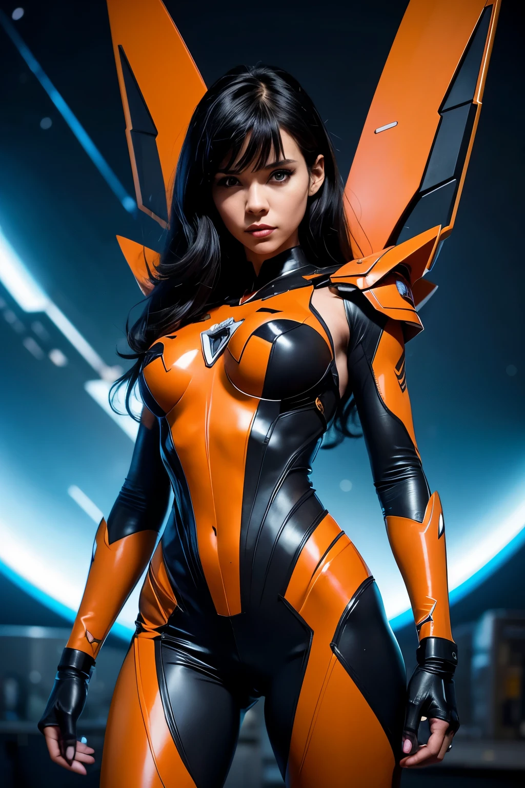 RAW, Best quality, high resolution, Masterpiece: 1.3), Fusion of Transformers, Evangelion, and DC Comics' Vixen (iu:1.2),
Best quality, high resolution, Masterpiece: 1.3, Sleek Female MechDesign: Fusion of Transformers, Evangelion, and DC Comics' Vixen,
A stunning fusion of iconic elements from Transformers, Evangelion, and DC Comics' Vixen comes to life in this breathtaking masterpiece. This 2.5D long-shot showcases the sleek female Mech, cleverly blending the best aspects of