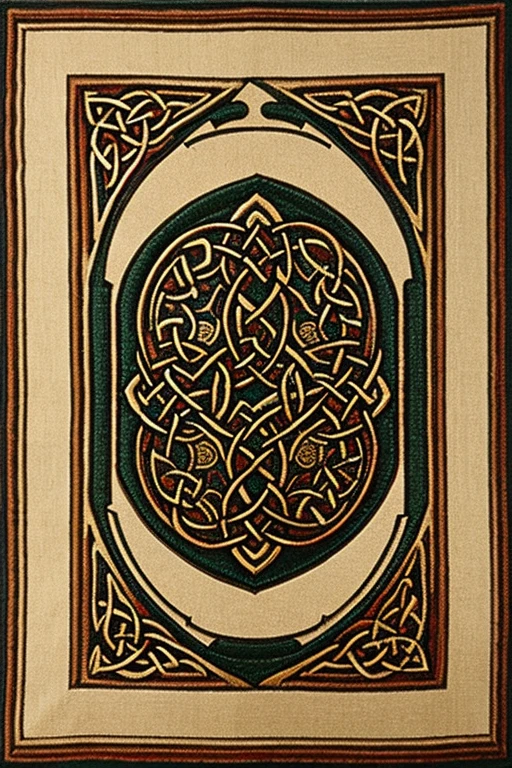 celtic woven ornamentic, medieval style