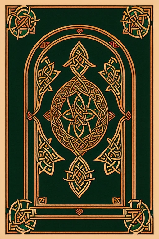 celtic woven ornamentic, medieval style