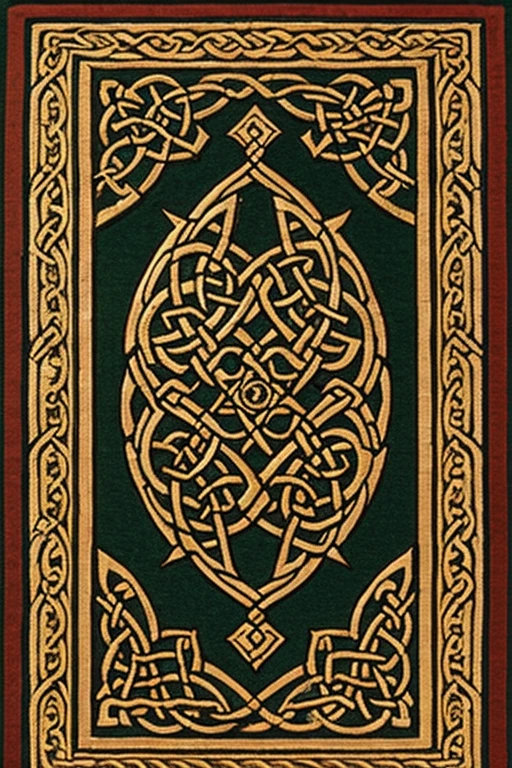 celtic woven ornamentic, medieval style