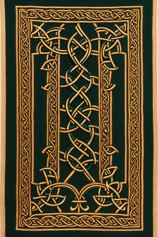 celtic woven ornamentic, medieval style