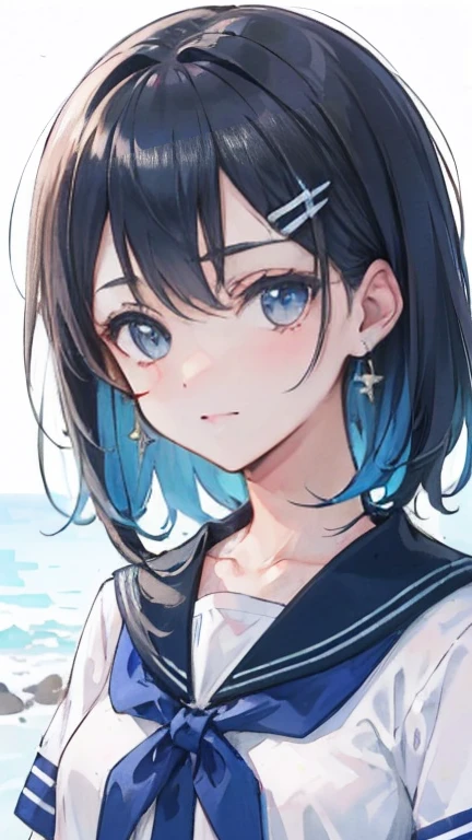(obra de arte:1.3, Maximum quality, ultra high resolution, ultra detalhado), (realista, photorealista:1.4), beautiful illustration, perfect lighting, natural lighting, Colorida, profundidade de campos, Surrealismo,
lindo cabelo detalhado, lindo rosto detalhado, lindos olhos detalhados, beautiful collarbone, Corpo bonito, lindo peito, linda coxa, lindas pernas, lindos dedos, pele brilhante,
olhando para o espectador, 1 garota, Japanese, high school girl, (anatomia perfeita, Anatomicamente Correto, pele super detalhada), beautiful and symmetrical face, baby face, rosto perfeito, olhos perfeitos,
(medium hair, dois lados para cima, cabelo rosa), franja cruzada, olhos roxos, droopy eyes, olhos grandes, long eyelashes, (seios grandes, coxas sedutoras, dentadura da pele), delgado, outstanding style,
((Textura detalhada de tecido, camisa de colarinho branco, saia plissada azul, dark red ribbon around the neck), meias pretas, mocassim),
(beautiful scenery), late afternoon, (telhado da escola), (standing), (kind smile, Olhos superiores),