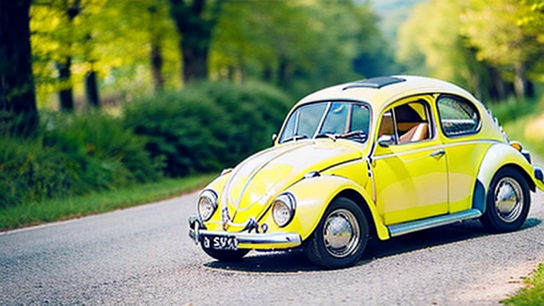 A playing with a beautiful beetle in the countryside、