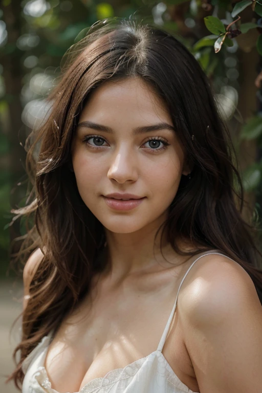 "(best quality, realistic style, highres, ultra-detailed, photorealistic:1.37), blue-eyed girl with long black hair smiling, beautiful girl portraits, beautiful girl, realistic portrait, curly hair, color grading: soft and warm, natural lighting, elegant background, gentle and warm gaze, artistic brushstrokes, expressive features, glowing skin, captivating eyes, sophisticated outfit, graceful pose, serene atmosphere"