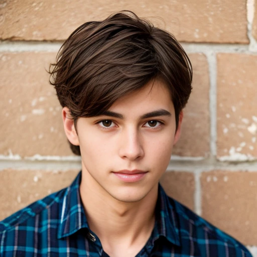 photo of an Auerbach man heartthrob, short hair focus on the face