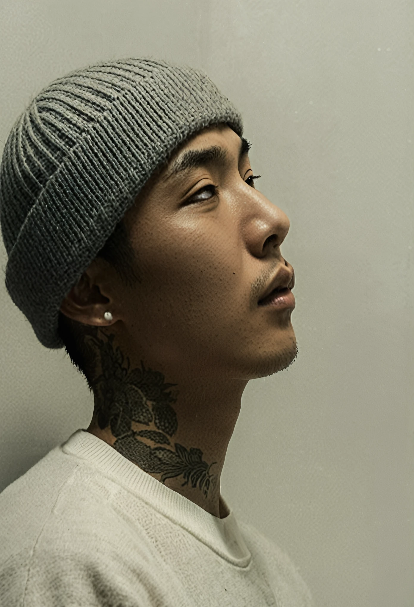 A young Japanese man, mafioso