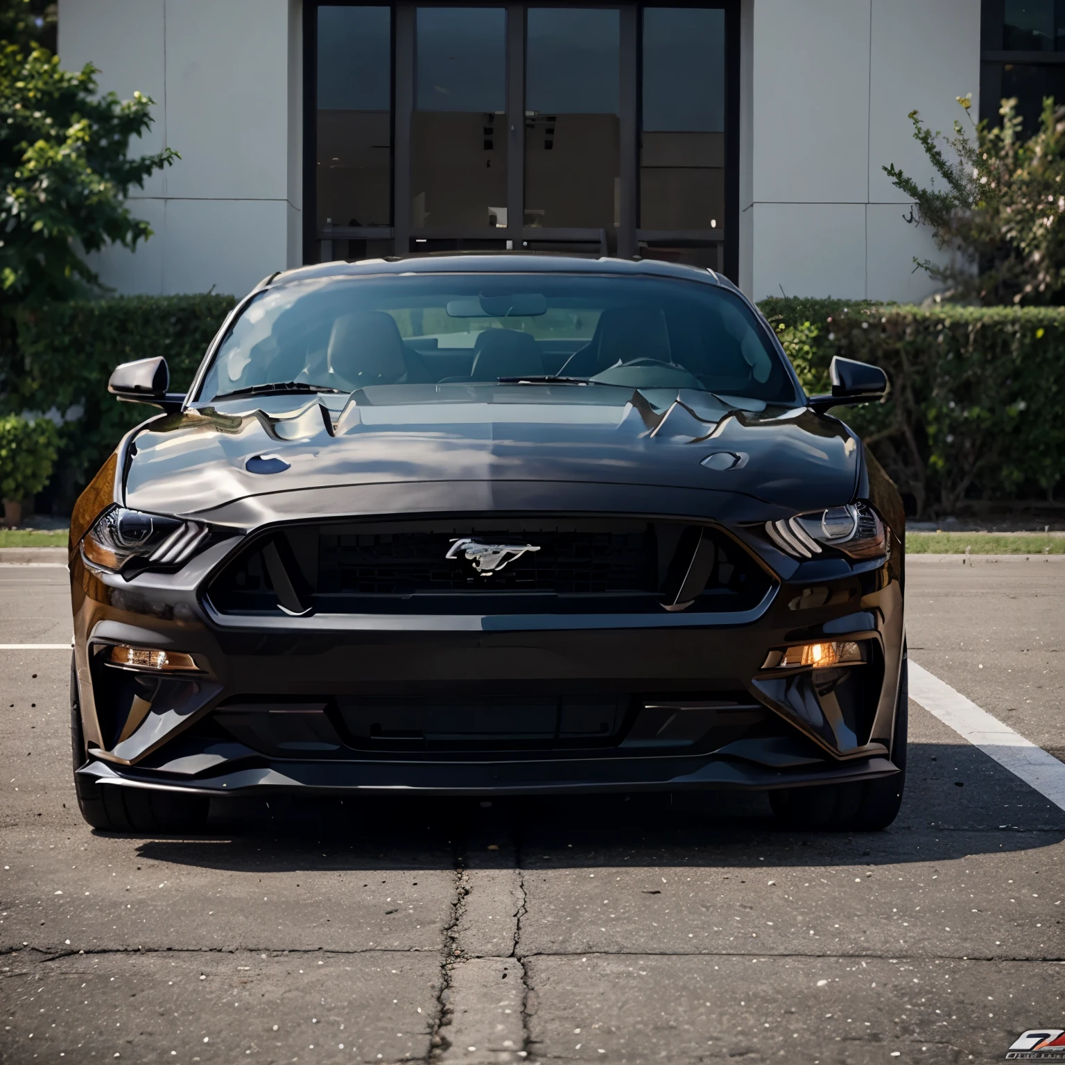 Ford Mustang black,