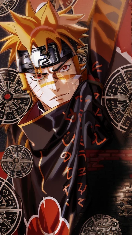 Change background , handsome, nagato pain in Naruto, anime character, 