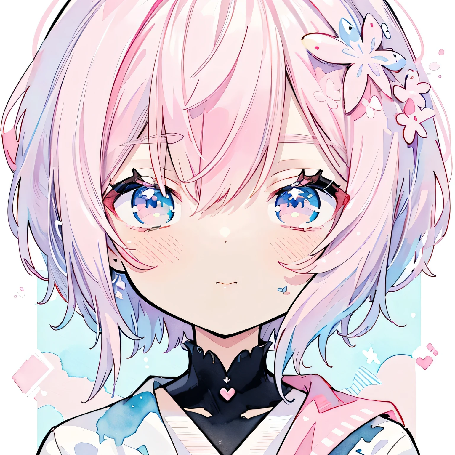 (pastel colour:1.5)、(Illustration Cool:1.5)、(watercolor:1.2)、1 Youth Full Body Subian、Twin tails、Anime girl with pastel pink hair and colorful jacket surrounded by lots of things, Detailed anime artワーク, Trending Anime Art, anime art wallpaper 4k, anime art wallpaper 4k, Beautiful anime artwork, clean Detailed anime art, Detailed anime art, Anime Graphic Illustration, Detailed digital anime art, Anime Art Wallpapers 8K, Trending Anime Art, Anime illustration, Anime Style 4k