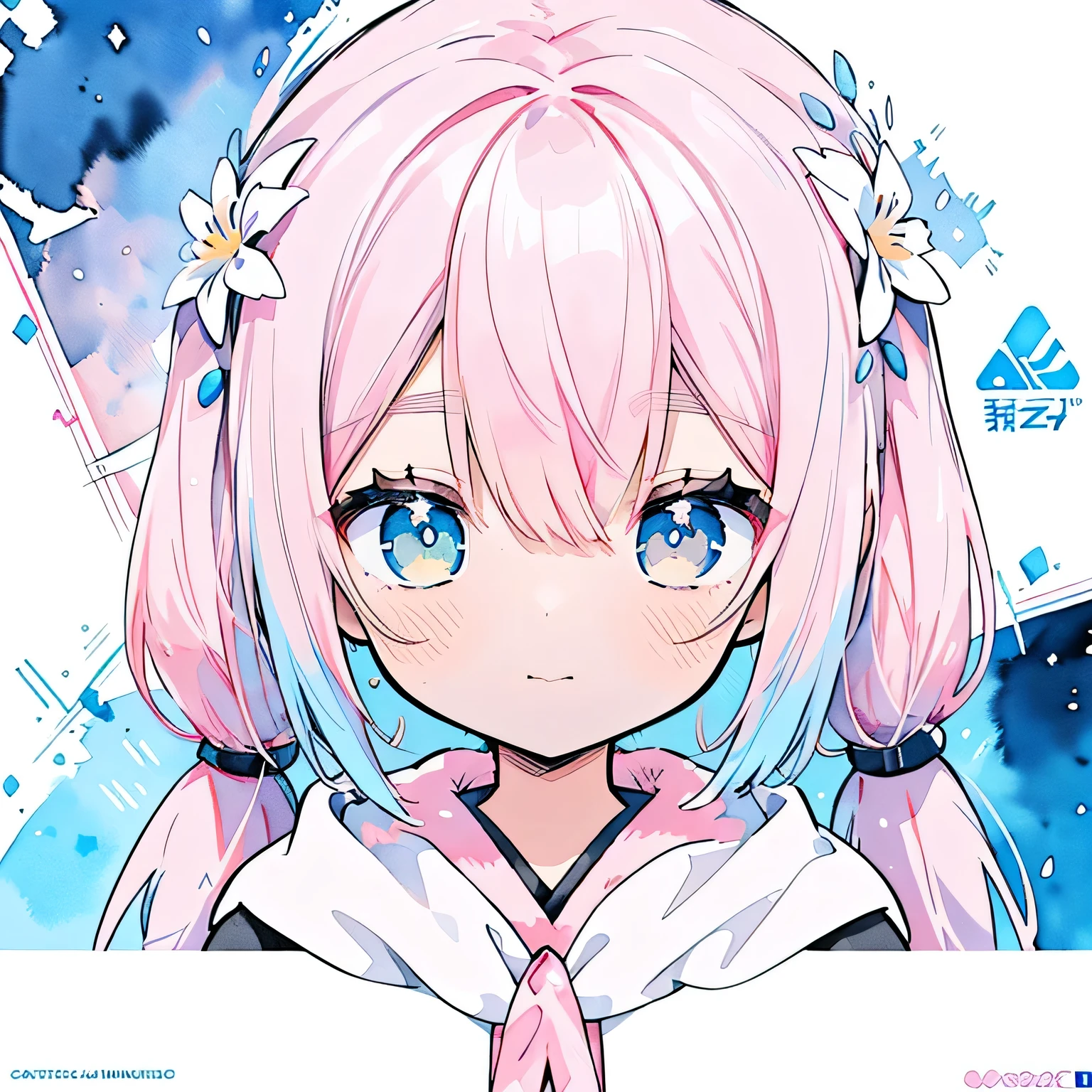 (pastel colour:1.5)、(Illustration Cool:1.5)、(watercolor:1.2)、1 Youth Full Body Subian、Twin tails、Anime girl with pastel pink hair and colorful jacket surrounded by lots of things, Detailed anime artワーク, Trending Anime Art, anime art wallpaper 4k, anime art wallpaper 4k, Beautiful anime artwork, clean Detailed anime art, Detailed anime art, Anime Graphic Illustration, Detailed digital anime art, Anime Art Wallpapers 8K, Trending Anime Art, Anime illustration, Anime Style 4k
