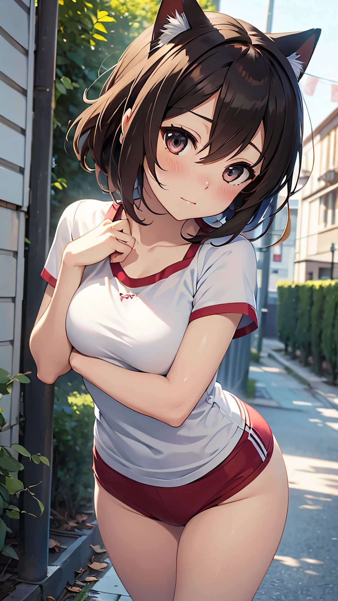 Kawai chibi cat Mikasa