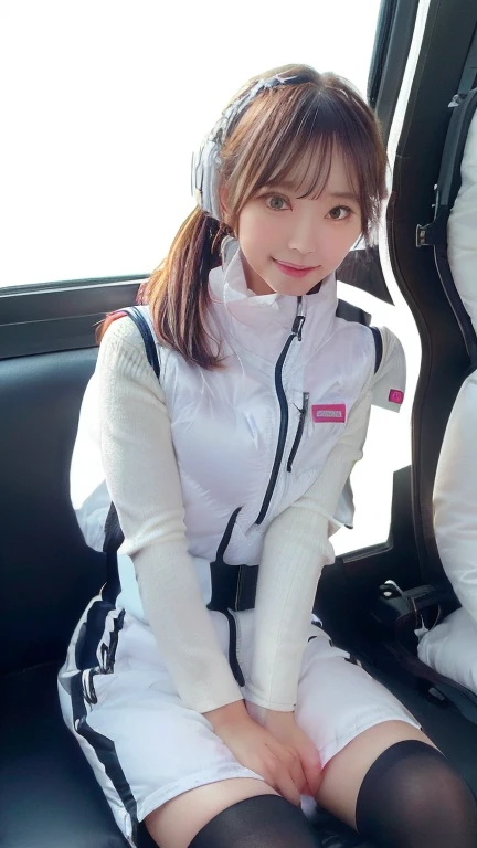 (masterpiece:1.5)、(Realistic:1.5)、(highest quality:1.4、8k、RAW Photos)、
Ultra-high resolution、Professional Lighting、Perfect dynamic composition、Photographed indoors、
Film Grain、chromatic aberration、(Bokeh:1.1)、
Frank、Sophisticated、charm、Ultra-realistic、Attention to detail、Golden Ratio、
(1 girl)、Slender girl、Delicate and charming girl、Cute Woman:1.4、
Serious expression、Looking at the audience、Sculptural installation、Sit on the sofa and relax、
Light brown hair、Shiny Hair、Hairstyle: Ponytail、
real skin、
Shut your mouth.、Beautiful Eyes、double eyelid、Thin arms、、
、Show off your thighs,(astrovest):5,(shiny white log downvest):3,BREAK ((Detailed face, Professional photography)), ((NSFW, zettai ryouiki, 1 girl)), Ultra-high resolution, (Realistic: 1.4), RAW Photos, highest quality, (PhotoRealistic Stick), concentrated, Soft Light, ((30 years old)), ((Japanese)), (( (Young Face))), (surface), (Depth of written boundary), masterpiece, (Realistic),(inside ISS):3, woman, ,astrovest:2,headphone:2,smartwatch,,bangs, ((1 girl)),(black sleeves):2,(black tights):2,inside spacestation,inside spacecraft,,zero gravity,smile,open leg,blush:1.5,hidden hands,neotech