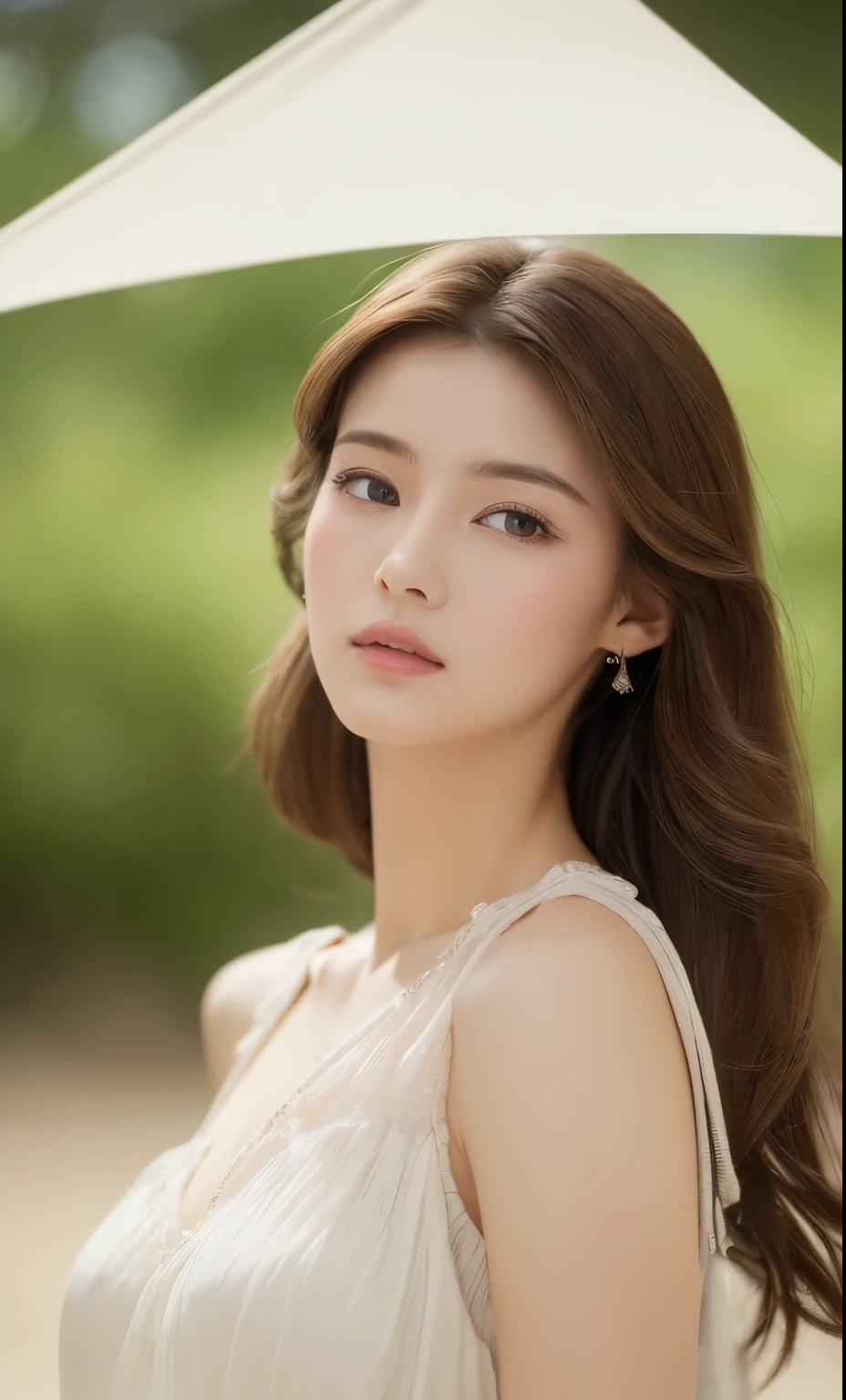 ((top quality、8k、Masterpiece:1.3))、Cute 1 woman with perfect figure:1.4、((light brown hair、medium bust:1.2))、Lying in a hammock、hammock、at the beach:1.2、Highly detailed facial and skin textures、delicate eyes、double eyelids、Arms and chest、Dress casually