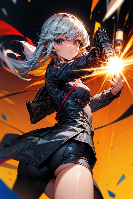 Lady shooter