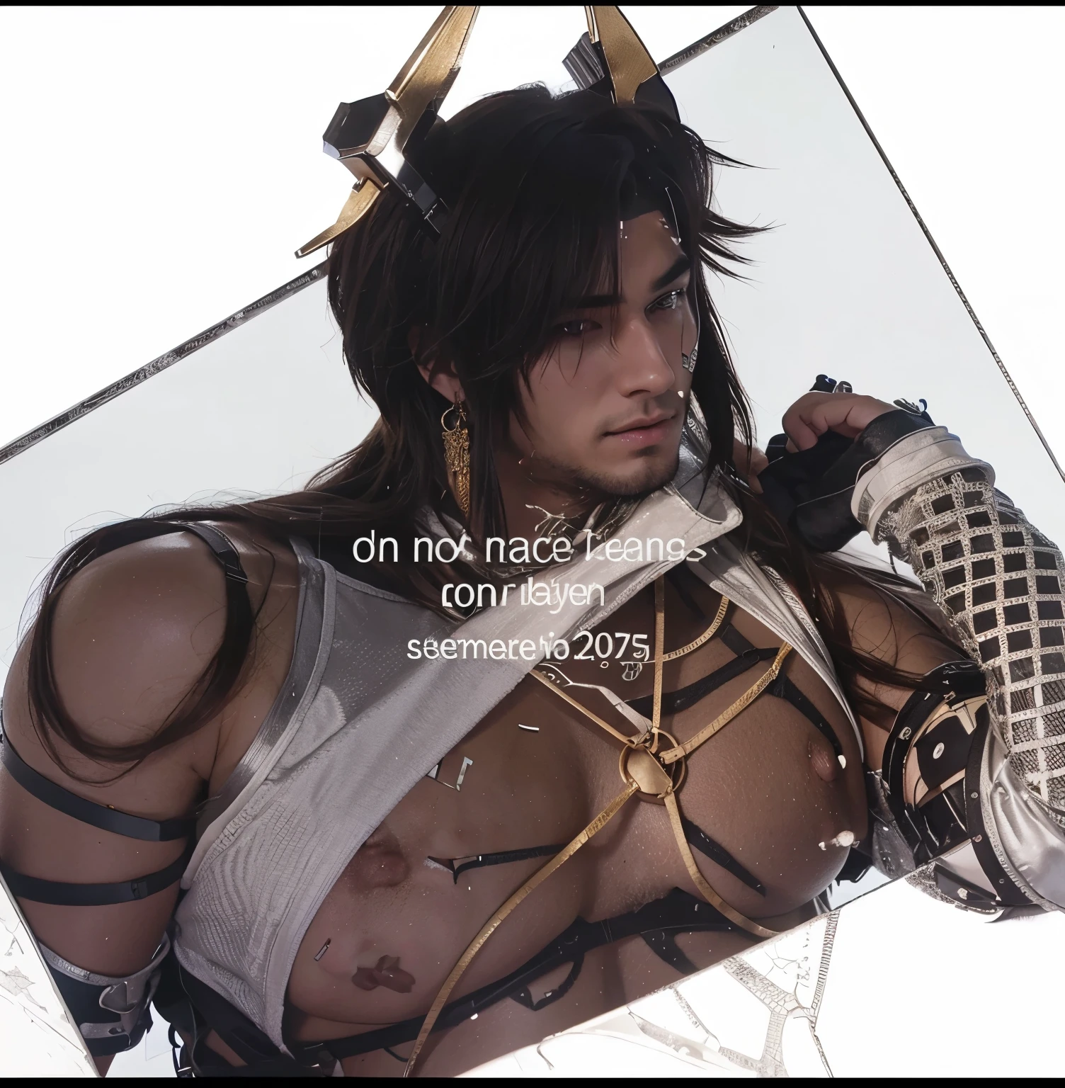 HD, Anime style, Realism, ????, handsome, manly face