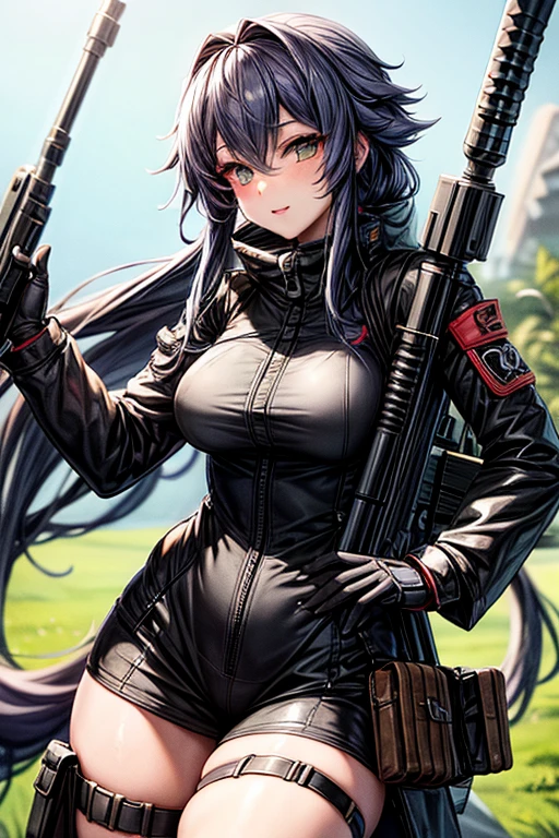 Lady sniper