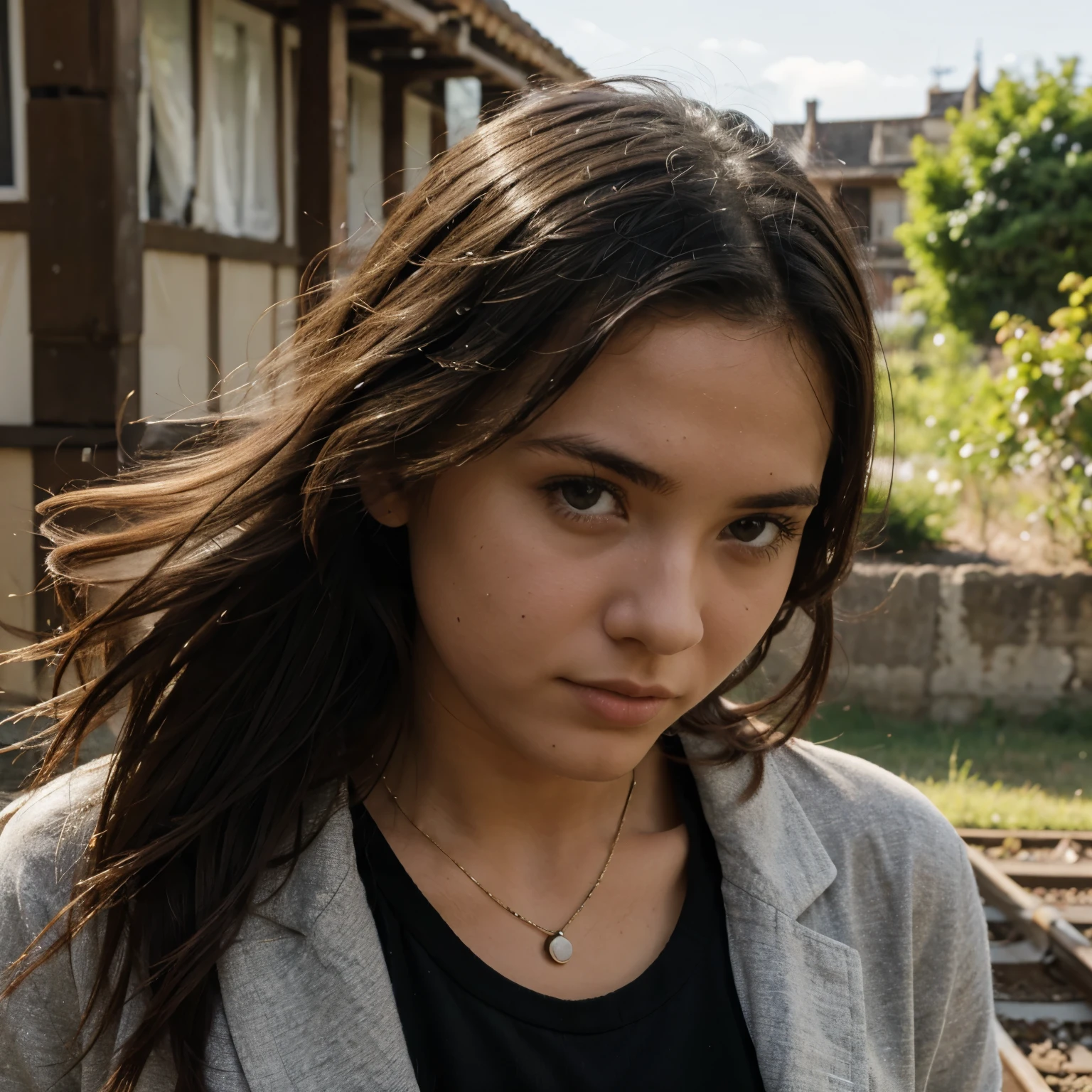 Adolescent en train de bander