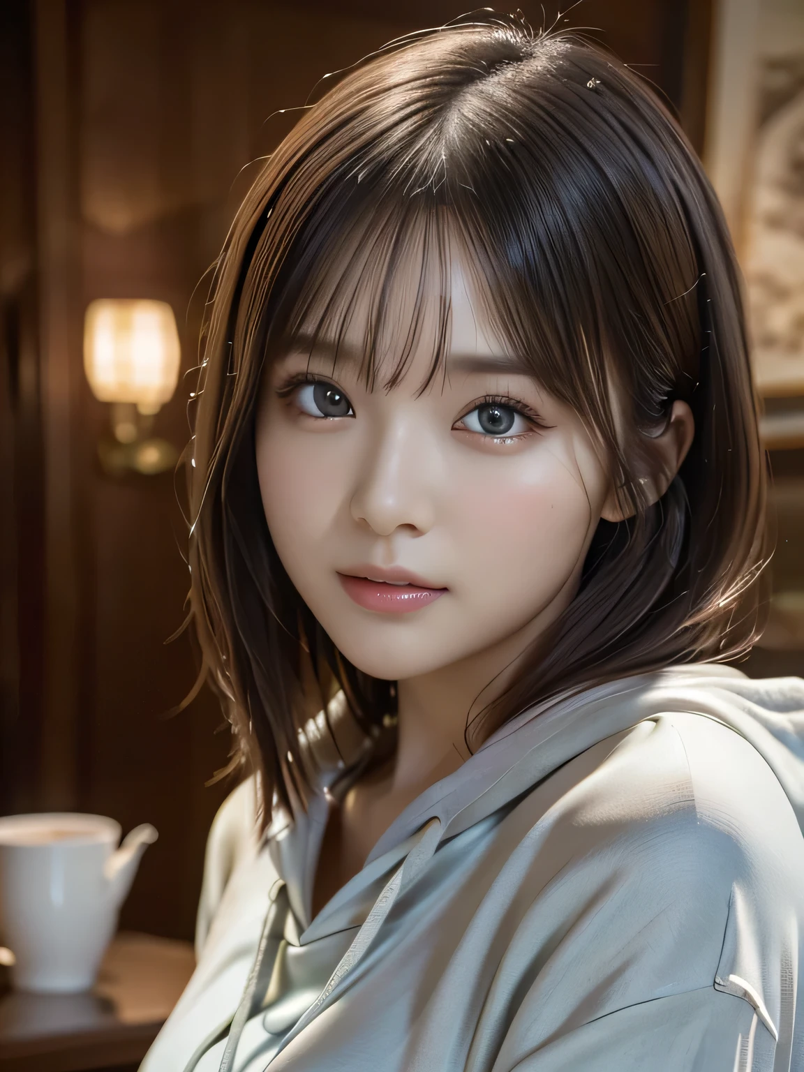 ((highest quality)),(超A high resolution),(Very detailed),(Detailed Description),((The best CG)),(masterpiece),Highly detailed art、(highest quality、8k、32k、masterpiece)、(Realistic)、(Realistic:1.2)、(High resolution)、Very detailed, (closeup-face:1.6), Very beautiful face and eyes, Big eyes, 1 female、Tight waist、Delicate body、(highest quality、Attention to detail、Rich skin detail)、(highest quality、8k、Oil paint:1.2)、Very detailed、(Realistic、Realistic:1.37)、Bright colors, (hoodie:1.3, flare skirt)