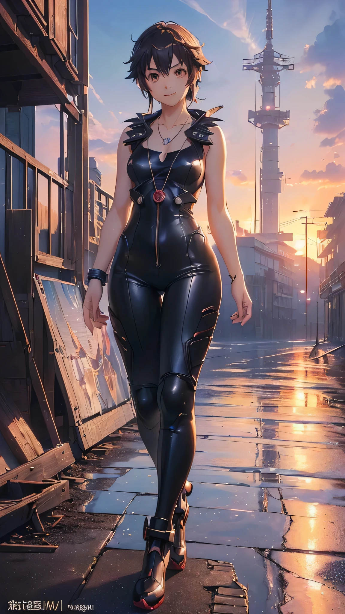 ((Final Fantasy (Yuna), (young girl, 16 years old, full body, naked body, dark hair, light skin, scarlet lips, smile; black, expressive playful eyes, long eyelashes)). ((Anime girl with brown hair hair and white dress with necklace, beautiful character painting, soft anime computer graphics, realistic anime art, beautiful anime woman, Cyberpunk, futurism, tight jumpsuit, anime girl rendering, Makoto Shinkai and Artgerm, realistic 3D anime style, anime realism style, digital art in anime style, beautiful anime girl)), (style, very beautiful young girl)). ((High quality, masterpiece)).very sexy, 75 % nsfw, 60% nude