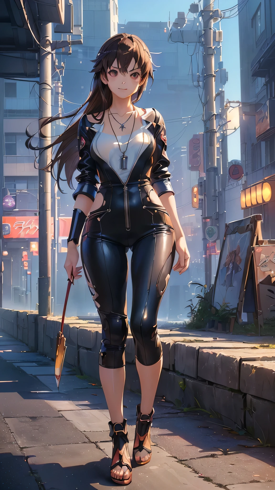 ((Final Fantasy (Yuna), (young girl, 16 years old, full body, naked body, dark hair, light skin, scarlet lips, smile; black, expressive playful eyes, long eyelashes)). ((Anime girl with brown hair hair and white dress with necklace, beautiful character painting, soft anime computer graphics, realistic anime art, beautiful anime woman, Cyberpunk, futurism, tight jumpsuit, anime girl rendering, Makoto Shinkai and Artgerm, realistic 3D anime style, anime realism style, digital art in anime style, beautiful anime girl)), (style, very beautiful young girl)). ((High quality, masterpiece)).very sexy, 75 % nsfw, 60% nude