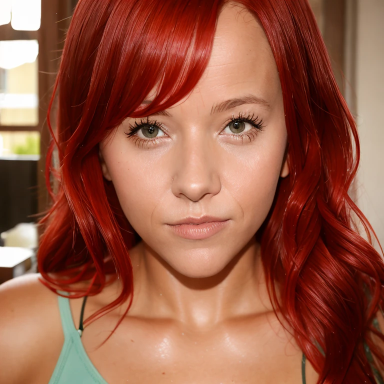 (masterpiece, best quality:1.2), 1girl, solo, redhead