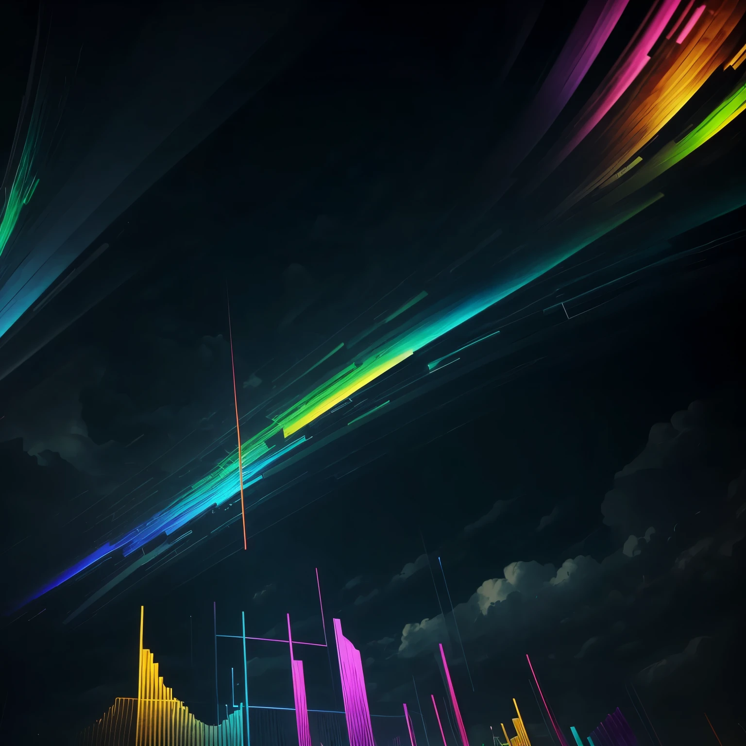 spectrum music scenery cloud and abstract texture