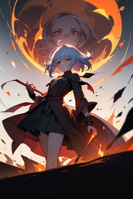 Charlie Pyranne, a Fire Genasi wizard with silver hair, deep maroon skin, and vivid yellow eyes, stands at 6'2" tall, weighing 130 lbs. Despite her modest lifestyle, there's an air of mystery and darkness surrounding her.
Born under the flickering flames of the Elemental Plane of Fire, Charlie was marked by destiny from the moment she came into existence. Her childhood was fraught with strange occurrences and whispers from unseen entities. From a , she exhibited a fascination with fire that bordered on obsession, often getting lost in the dancing flames, feeling their heat pulse through her veins.
As she grew older, Charlie's powers manifested in the form of wizardry, honing her innate connection to fire into a deadly arsenal of spells. But with power came a price. Charlie found herself haunted by spectral beings, whispers of the past echoing in her mind, driving her to the brink of madness.
Haunted by her past and the darkness within her, Charlie became a solitary figure, wandering the land, seeking answers to questions she dared not speak aloud. Her travels led her to delve into forbidden tomes and ancient ruins, always chasing whispers of forgotten knowledge.
The silver coin she carries is a memento of a lost love, a reminder of the fleeting nature of happiness in a world shrouded in darkness. The toolbox containing the broken clockwork arachnid serves as a reminder of her past failures and the dangers of meddling with forces beyond her control.
But amidst the shadows, there is a flicker of defiance in Charlie's eyes. She refuses to be a pawn in the games of gods and mortals alike. She embraces her chaotic nature, wielding her powers with reckless abandon, a force of destruction against the darkness that threatens to consume her.
With her Zippo lighter in hand, Charlie performs mesmerizing tricks, a testament to her mastery over fire and her refusal to be consumed by the darkness that lurks within her. She walks a fine line between savior and destr