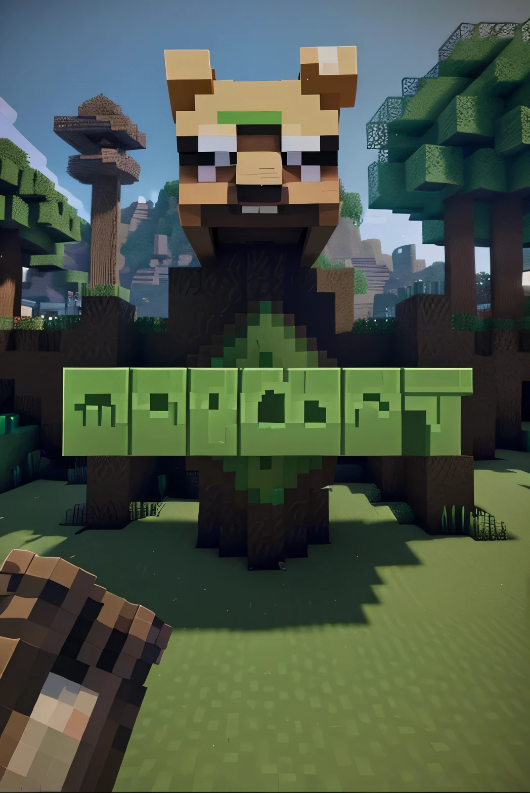 I want you to make a discord profile about Minecraft that is unique and I want the title to say like this srpatocubo