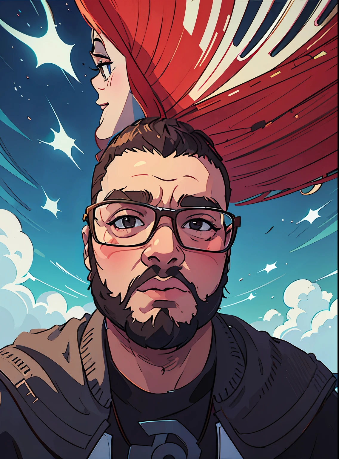 Como um garoto de anime 