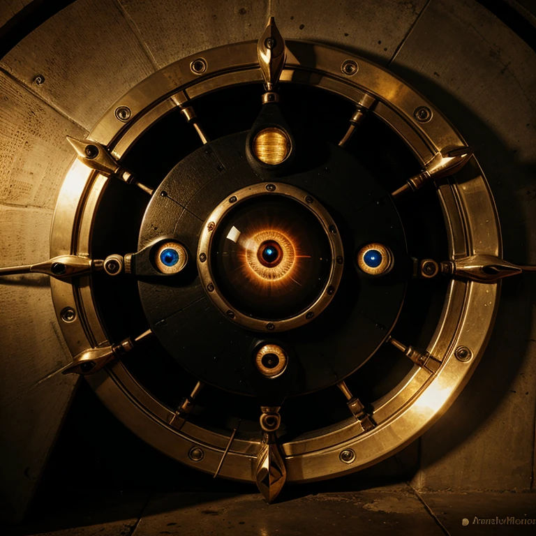 Ophanim as Ezekiel described (the wheels with eyes within)