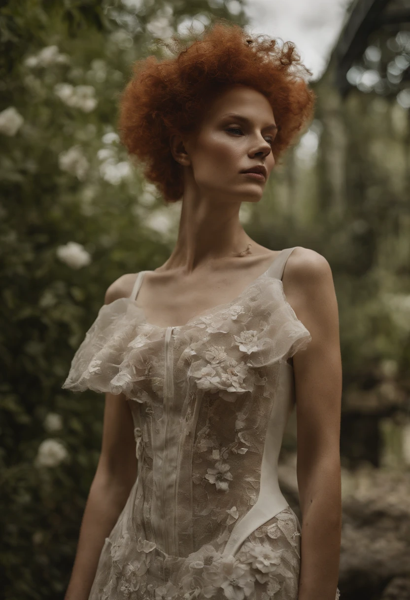 vogue photography, Beautiful Montenegro (light freckles:0.8) And a shy smile, (Muscular:1.4), Handsome full  male model，long whitr hair，sittinng on the river, Sweaty, It's all sweat, bareness, steven klein, Melt Arras and Marcus Pigot, mert and marcus, ryan mcginley, artem, inspired by Konstantin Somov, Danila Tkachenko, photography alexey gurylev, amongst foliage, steven meisel, photography alexey kurylev. Natural skin, Textured skin, (Kagor aesthetics:1.2), (rim lit:1.3), Pastel colors. . elegant, opulent, Flowing lines, Detailed, decor,Simple . Award-winning, professional, Highly detailed