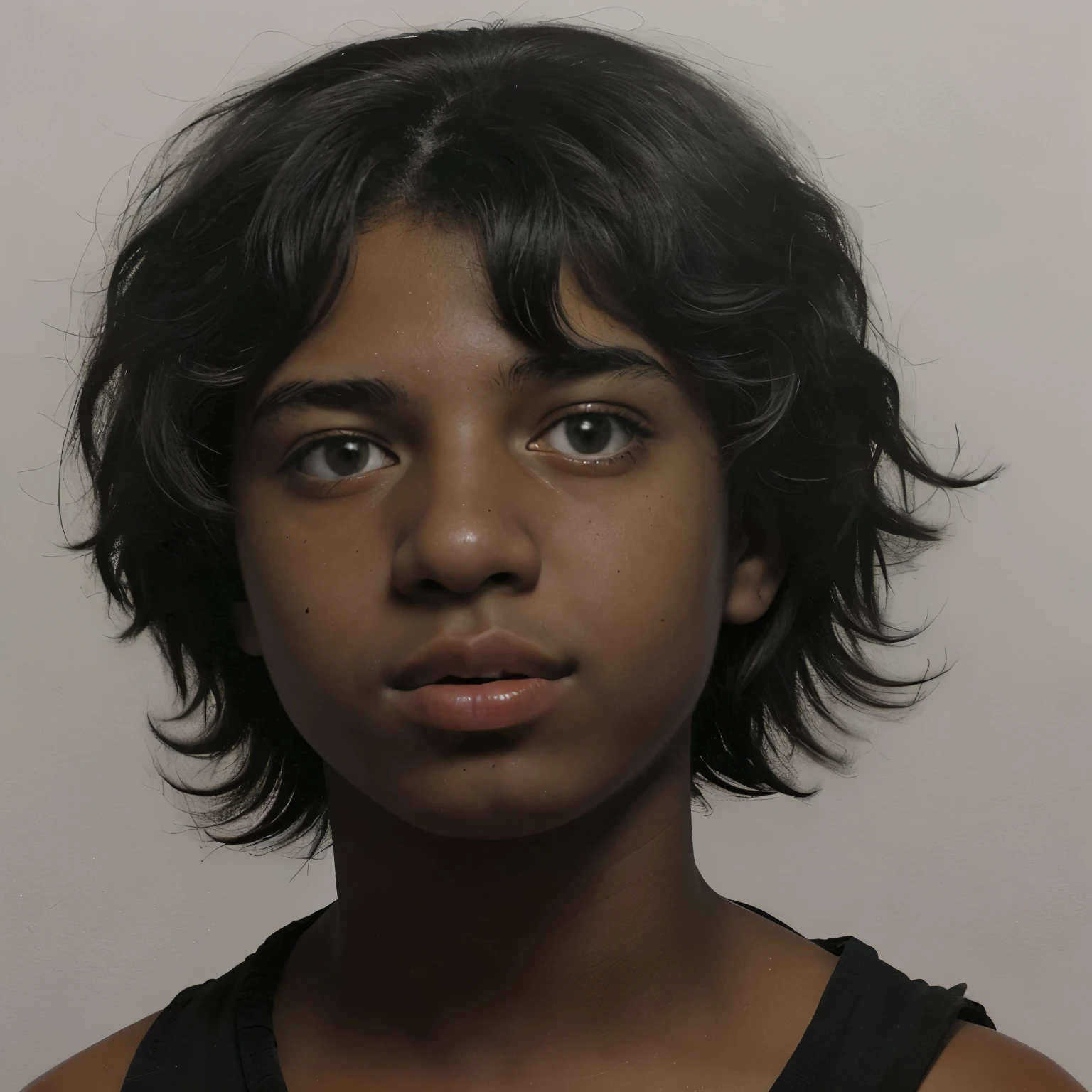 Desenho de um jovem Negro