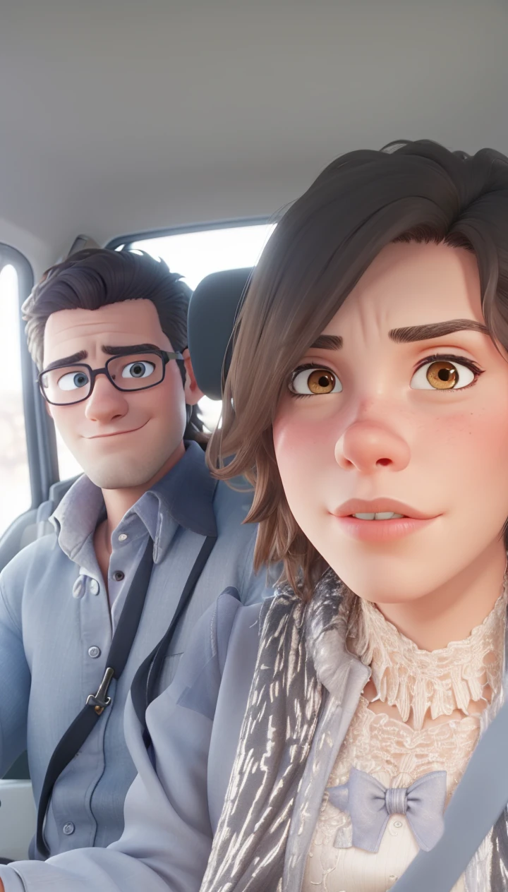 ((best quality)), ((work of art)), (detailed), perfect face, man, short beard, dark hair, black hair, mechanic uniform, white dress shirt, jeans