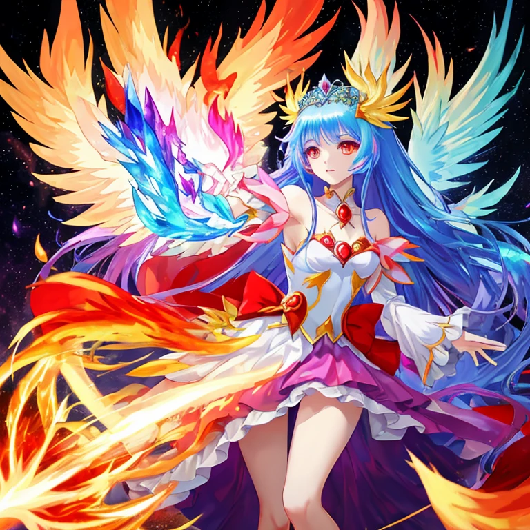 Princess Phoenix+ Rainbow flames+ All Elements