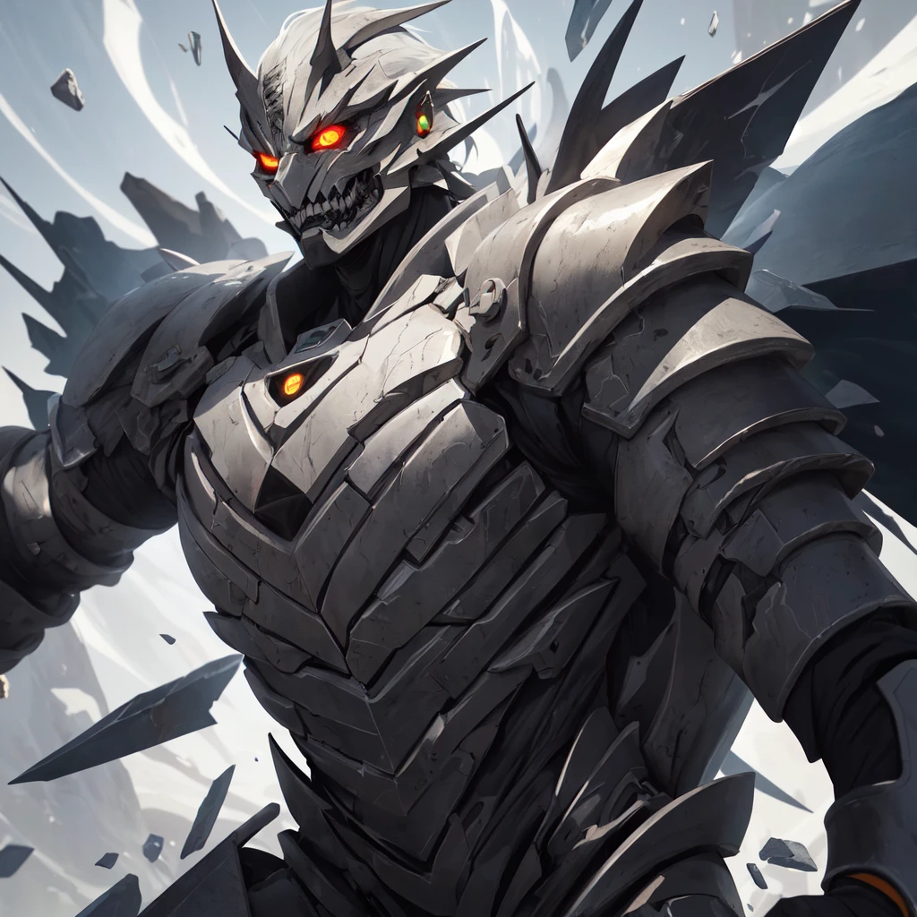 (best quality,4k,8k,highres,masterpiece:1.2),ultra-detailed,(realistic,photorealistic,photo-realistic:1.37),crack cocaine supervillain,crack personified as a supervillain,distorted face,masked face,jagged crystalline armor,glowing eyes,radiate erratic energy,manipulation powers,control powers,speed powers,agility powers,ruthless personality,unpredictable personality,volatile personality,seeking chaos,seeking exploitation