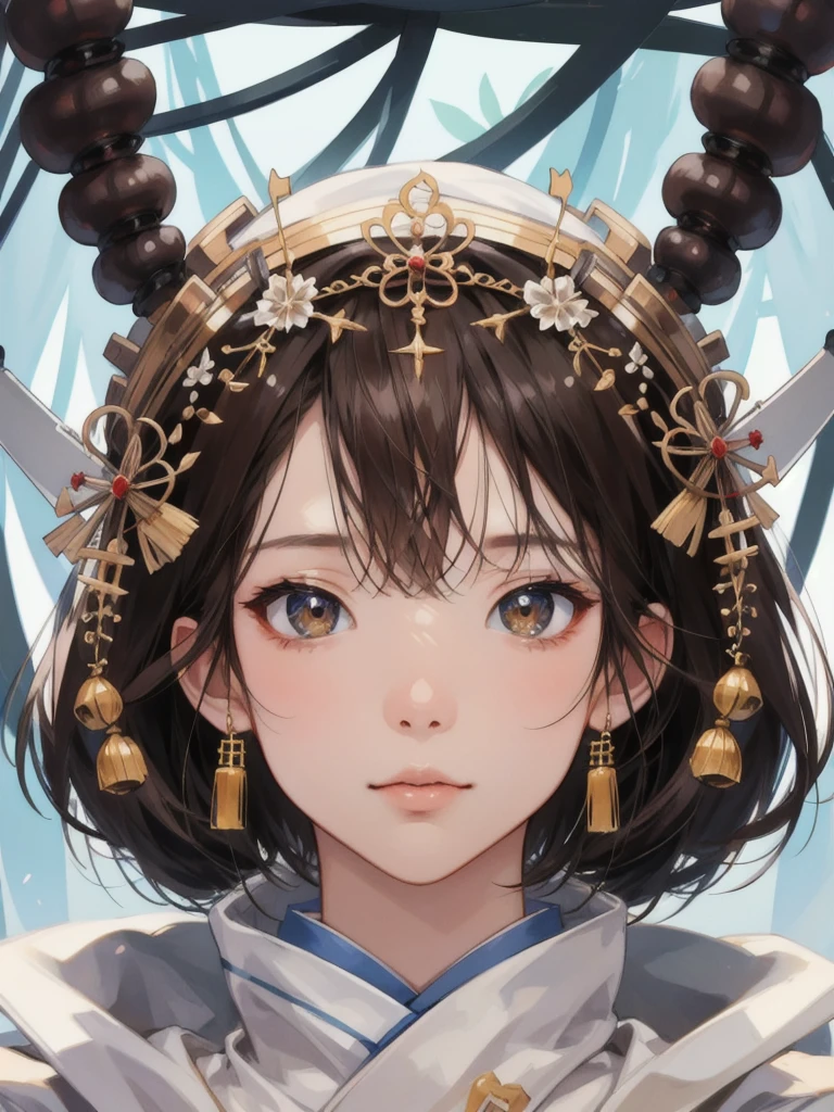8K,​masterpiece, bset quality,（1girl in）、shinny skin、dark-brown eyes、 ((top-quality))、 Crisp focus:1.2、Highly detailed facial and skin texture、A detailed eye、face perfect、perfect bodies、japanes、animesque