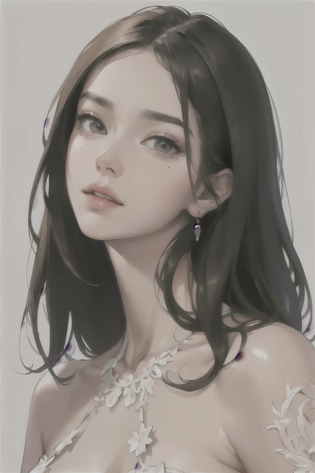 (masterpiece:1.2, highest quality), (Highly detailed face, live-action, Realistic Skin, Realistic body, Intricate details), alone, 1 Mature Woman, casual,Second dimension beautiful girl